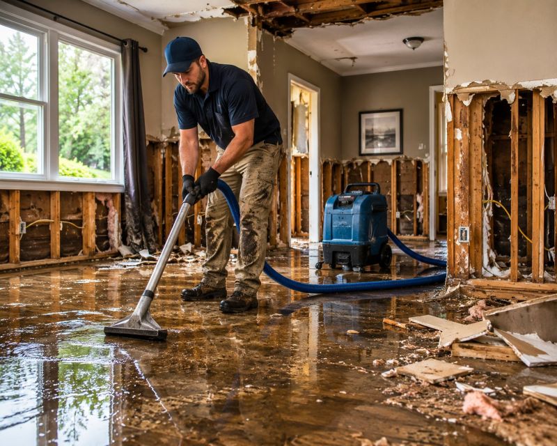 Storm Damage Restoration project example